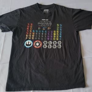 Star Wars Periodic Table Graphic T-shirt